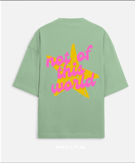 GREEN OVERSIZED T-SHIRT