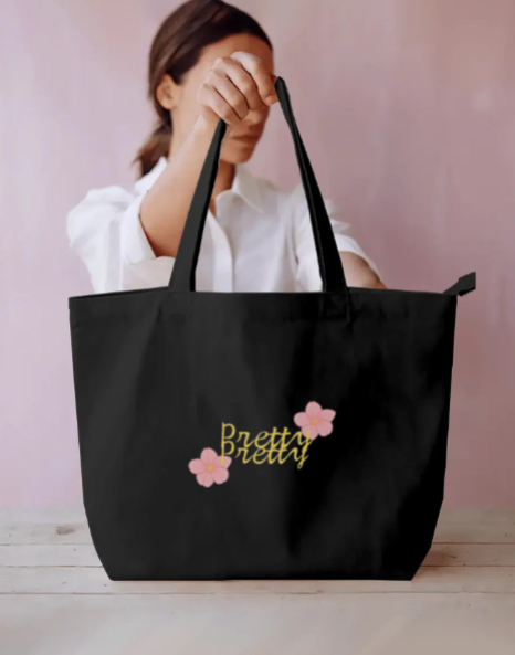 PRETTY FLOWER TOTE BAG